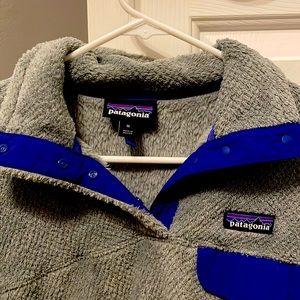 Patagonia fleece gray medium